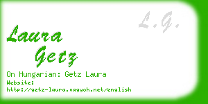 laura getz business card